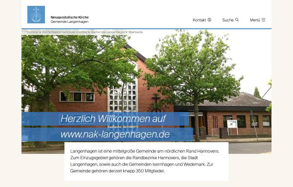Vorschau von www.nak-mitteldeutschland.de, Neuapostolische Kirche - Gemeinde Langenhagen