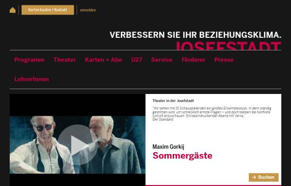 Vorschau von www.josefstadt.com, Wien, Theater in der Josefstadt - Kammerspiele