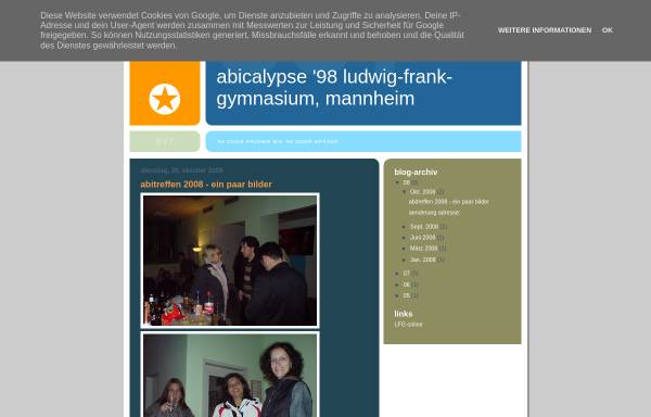 Vorschau von abicalypse.blogspot.com, Mannheim - Ludwig-Frank-Gymnasium - Abicalypse
