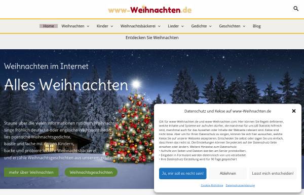 Vorschau von www-weihnachten.de, Rund um Weihnachten