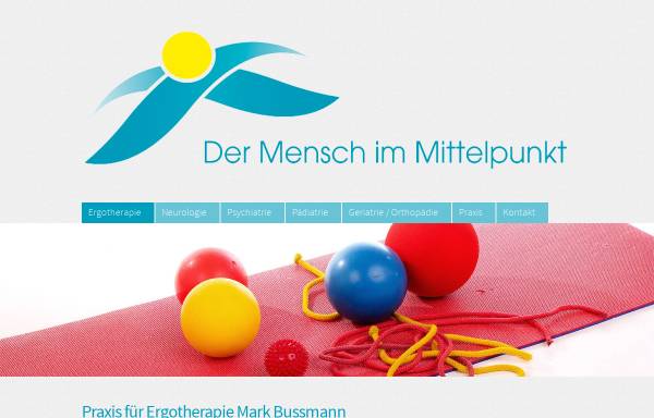 Vorschau von www.ergotherapie-bussmann.de, Mark Bussmann Praxis für Ergotherapie