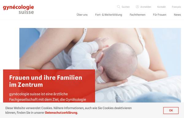 Vorschau von www.sggg.ch, Schweizerische Gesellschaft für Gynäkologie und Geburtshilfe