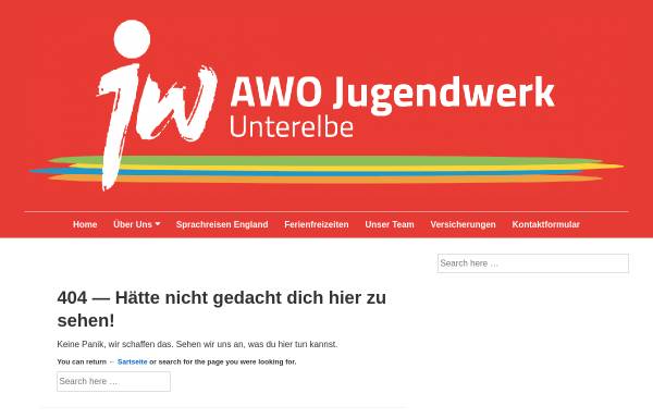 Vorschau von www.awo-jugendwerk.com, Sprachreisen und Ferienfreizeiten mit der AWO