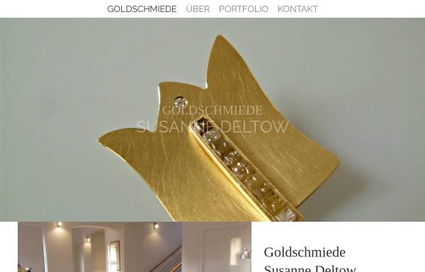Vorschau von www.goldschmiede-deltow.de, Goldschmiede Susanne Deltow