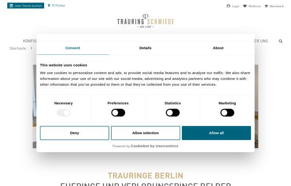 Vorschau von www.trauringschmiede.de, Trauringschmiede