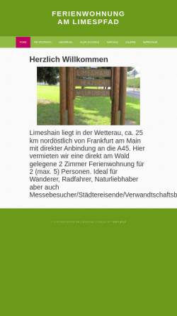 Vorschau der mobilen Webseite www.ferienwohnung-am-limespfad.de, Ferienwohnung Am Limespfad