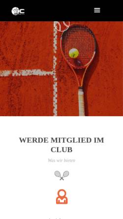 Vorschau der mobilen Webseite www.tc-brackwede.de, Tennisclub Brackwede e.V.