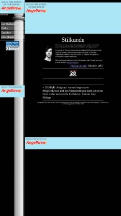Vorschau der mobilen Webseite www.angelfire.com, Stilkunde
