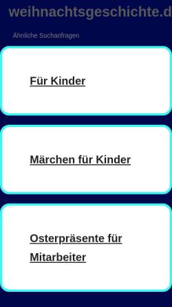 Weihnachtsgeschichte.de by Frank Seidel