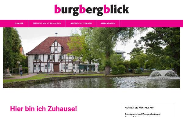Vorschau von www.burgbergblick.de, Burgbergblick Verlag OHG