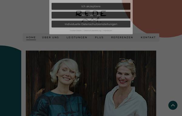 Vorschau von www.redeart.de, Redeart Kommunikationstraining - Cornelia Dietrich & Stefanie Zaum GbR