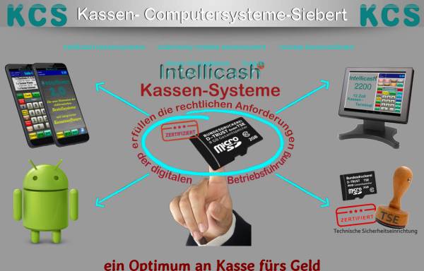 Vorschau von kcs-siebert.de, Ralph Siebert, Kassen-Computersysteme-Siebert