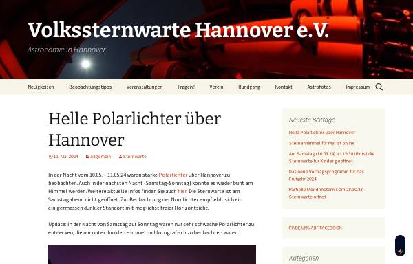 Volkssternwarte Geschwister Herschel Hannover e. V.