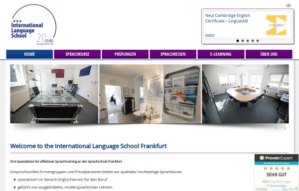 Vorschau von www.ilschool.de, International Language School Frankfurt GmbH