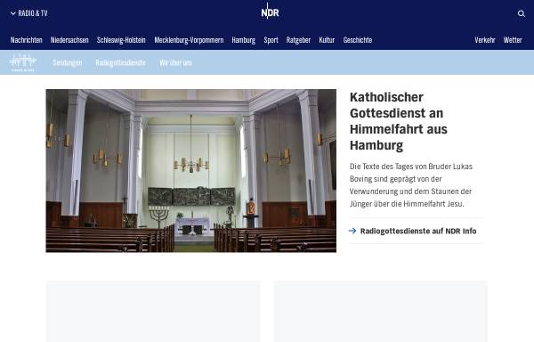 Vorschau von www.ndr.de, Radiokirche im NDR