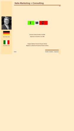 Vorschau der mobilen Webseite i-mc.it, Italia Marketing e Consulenza