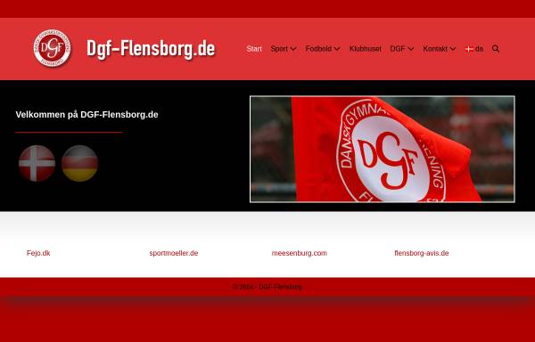 Vorschau von www.dgf-flensborg.de, Dansk Gymnastik Forening Flensborg e. V.