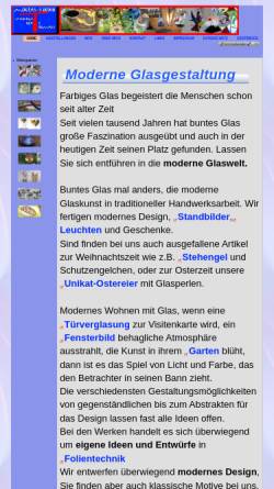 Vorschau der mobilen Webseite www.moglas.de, Modernes Glas