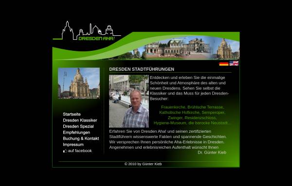 Vorschau von www.dresden-aha.com, Stadtführungen durch Dresden
