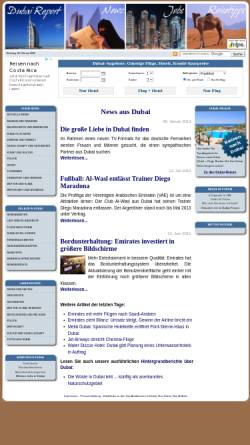 Vorschau der mobilen Webseite www.dubai-report.de, Dubai Report