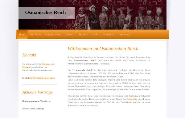 Vorschau von www.osmanischesreich.de, Osmanisches Reich