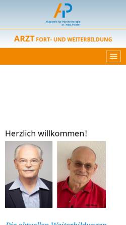 Vorschau der mobilen Webseite www.afpp.de, Dr.med. Werner Polster