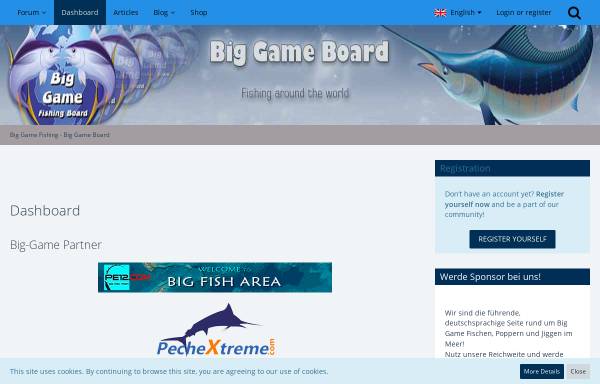 Vorschau von www.big-game-board.net, Big Game Fishing Board