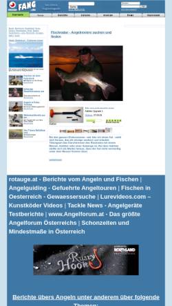 Vorschau der mobilen Webseite www.mein-fang.de, Mein-Fang.de