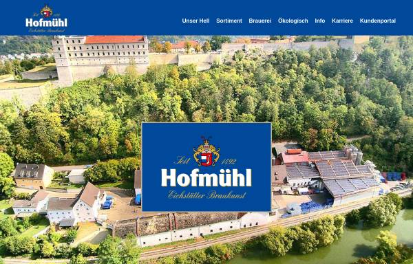 Vorschau von hofmuehl.de, Privatbrauerei Hofmühl GmbH