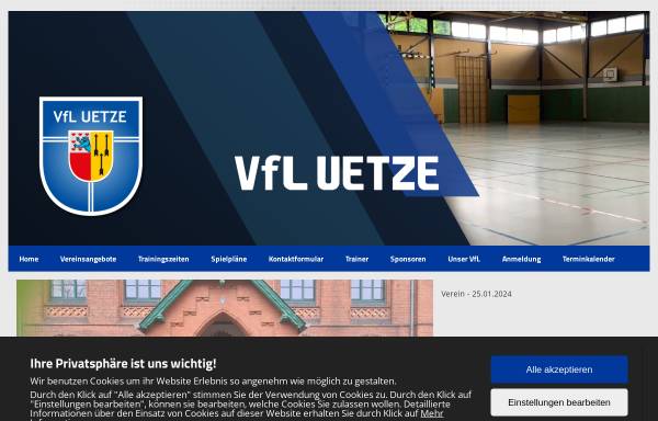 Vorschau von www.handball-uetze.de, VfL Uetze Handball