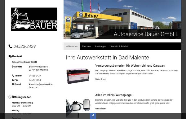 Vorschau von auto-service-bauer.de, Autoservice Bauer GmbH