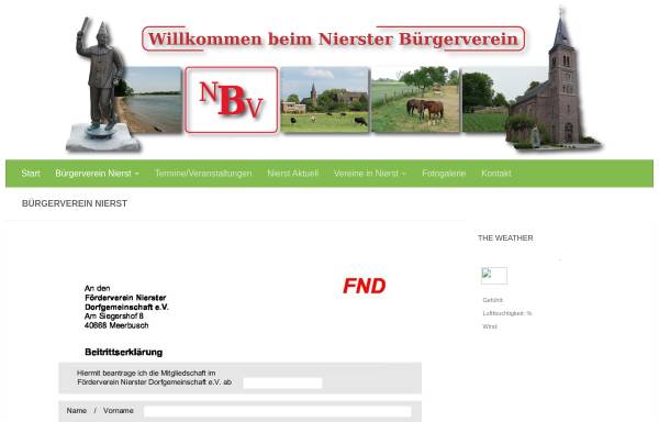 Vorschau von www.nbv-nierst.de, Nierster Bürgerverein (NBV)