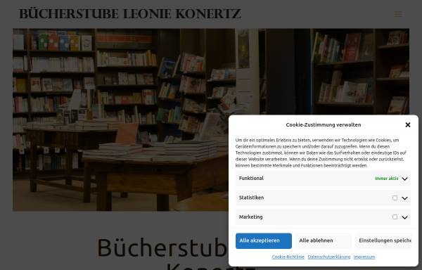 Vorschau von www.konertz-buchhandlung.de, Bücherstube Leonie Konertz