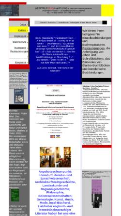 Vorschau der mobilen Webseite www.hesperus.de, Hesperus Buchhandlung, Versandantiquariat und Verlag Buchgrafik Hannover - Inh. Ingrid A. Schmidt