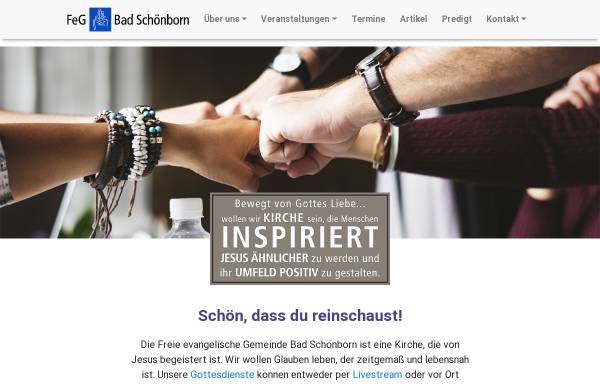 Vorschau von www.fegbs.de, FeG Bad Schönborn