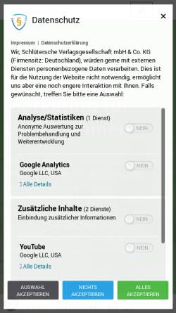 Vorschau der mobilen Webseite www.hausundmarkt.de, Haus und Markt