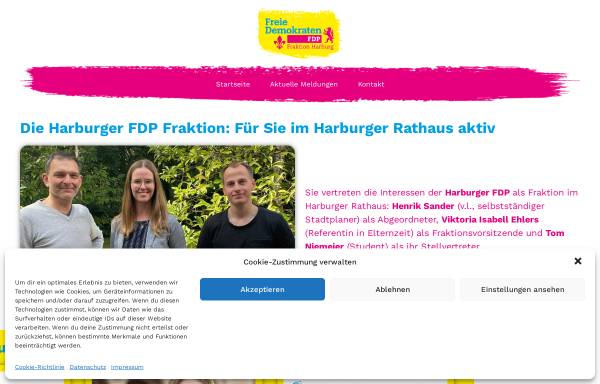 Vorschau von www.fdp-fraktion-harburg.de, FDP-Bezirksfraktion Harburg
