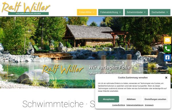 Vorschau von www.folien-willer.de, Ralf Willer, Folienfachverlegung