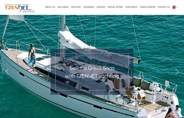 Vorschau von www.tzennet.gr, Tzennet Yachting
