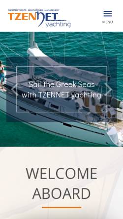 Vorschau der mobilen Webseite www.tzennet.gr, Tzennet Yachting