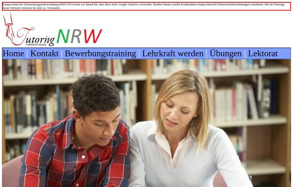Vorschau von www.tutoring-nrw.de, Tutoring-NRW