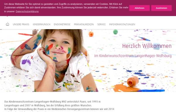 Vorschau von www.kinderwunsch-langenhagen.de, Kinderwunschzentrum Langenhagen Dres. Müseler-Albers, Arendt, Bühler und Schill