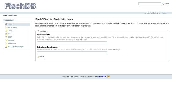 Vorschau von www.fischdb.de, FischDB - Max Rubner-Institut