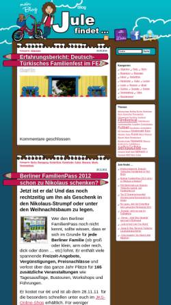 Vorschau der mobilen Webseite www.jule-findet.de, Jule findet