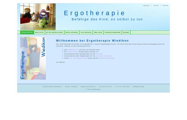 Vorschau von www.ergotherapiewiedikon.ch, Ergotherapie Wiedikon