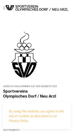 Vorschau der mobilen Webseite www.svo-handball.at, SVO Handball Innsbruck