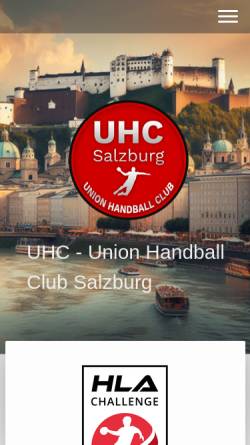 Vorschau der mobilen Webseite www.uhc-salzburg.at, UHC Salzburg