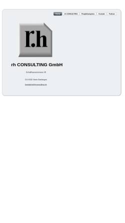 Vorschau der mobilen Webseite www.rhconsulting.ch, RH Consulting GmbH