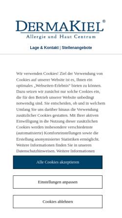 Vorschau der mobilen Webseite laserklinik-kiel.de, Laserklinik Kiel