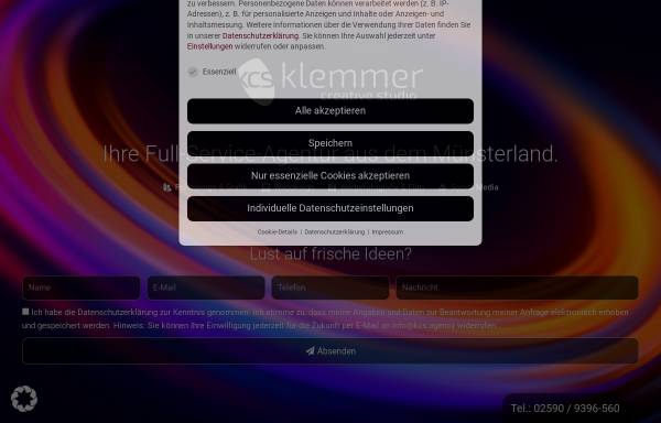 Vorschau von klemmer-solutions.de, Klemmer digital solutions